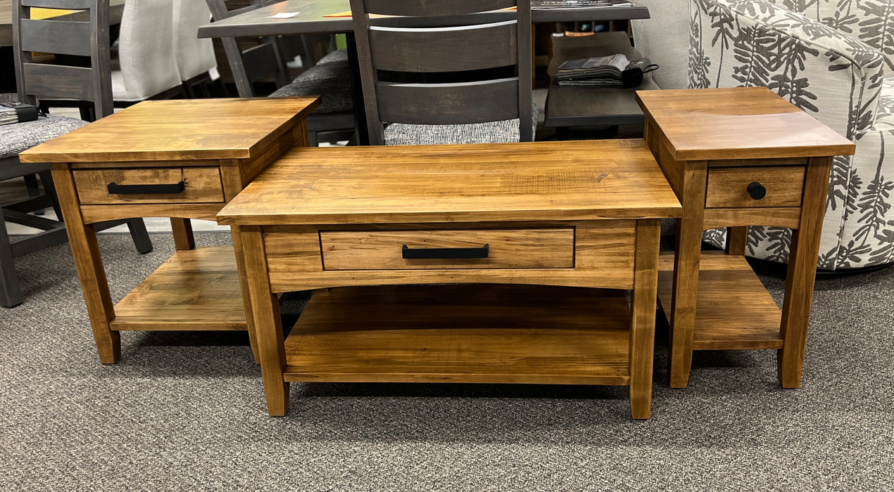 Glengarry Occasional Tables in Heritage Barley