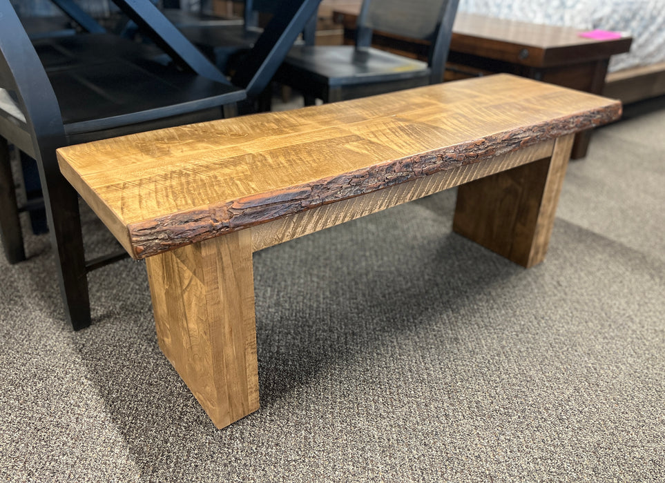 Pillar Live Edge Bench Clearout