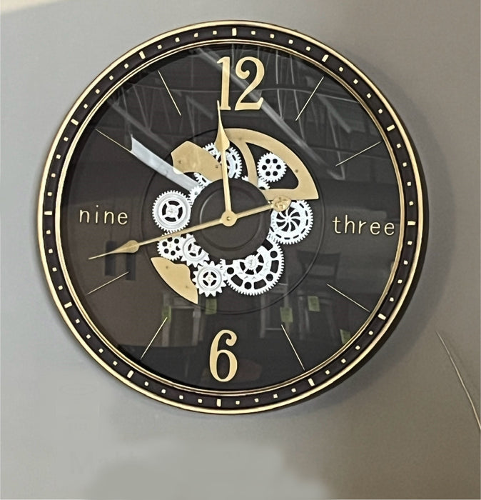 Matte Gear Clock
