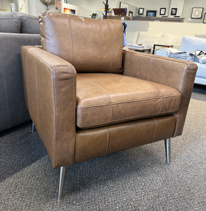 Trafton Leather Club Chairs