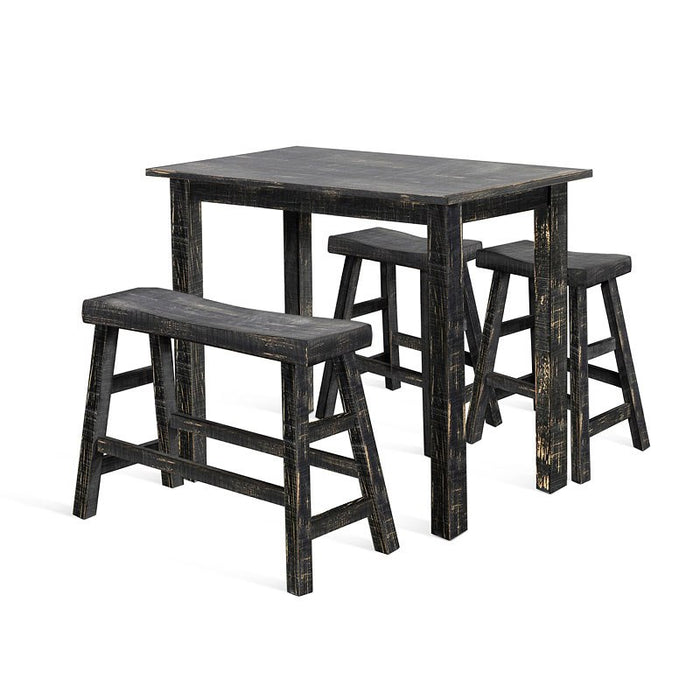 Black Sand Counter Height Dining Set