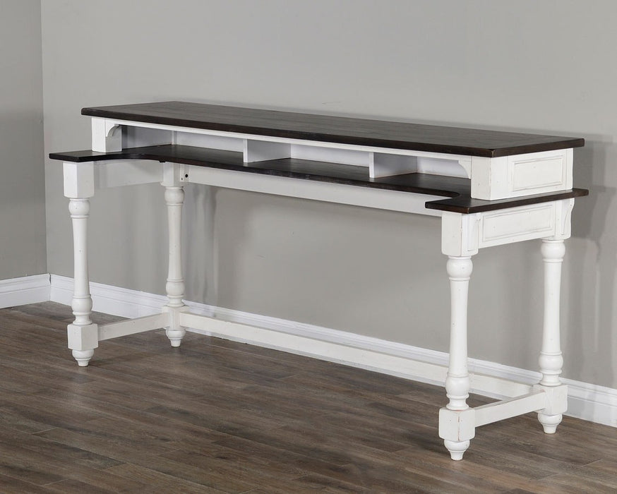 European Cottage Style Carriage House Console Table