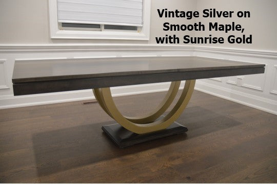 Contempo Metal Curve Pedestal Table