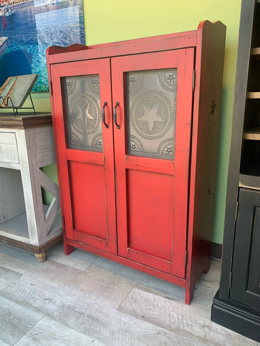 Punched Tin Cupboard